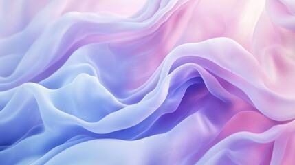 Obraz premium Abstract Pastel Fabric Drape: Soft Hues and Gentle Curves