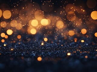 Naklejka premium christmas lights background