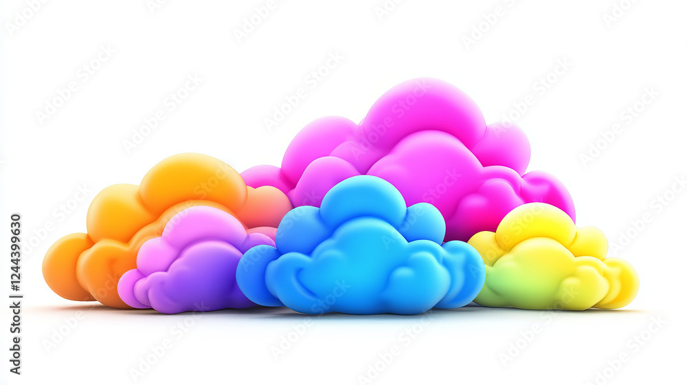 Poster data stream and cloud computing banner for information technology design. network communication, clo