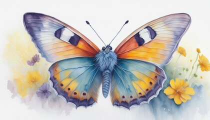 Fototapeta premium Bunter Schmetterling