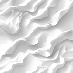 An Stock abstract artwork with white features set against a white background