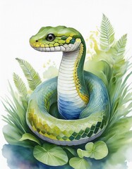 Fototapeta premium Kleine Schlange