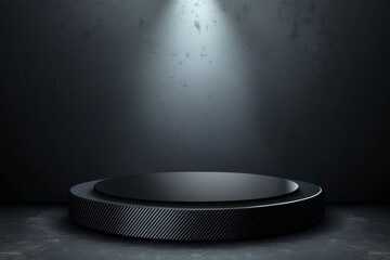 Modern illustration set against a dark backdrop, featuring a carbon fiber motif