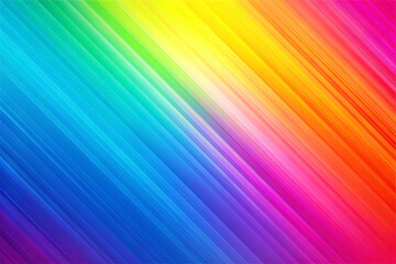 Rainbow diagonal stripes background, vibrant colors, website design
