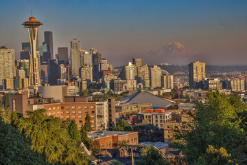 Color stock image of USA, Washington State, Seattle