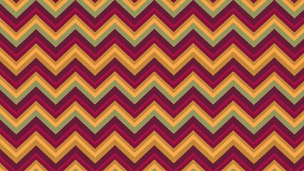 Nostalgic Zigzag Tapestry: A Retro Revival with Vintage Charm