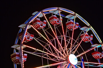 Ferris Wheel at Night