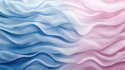 Obraz premium Soft Waves of Blue and Pink Fabric Texture Background