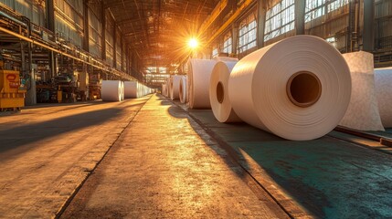 This advanced wide-format label printing machine is designed for efficient and versatile paper roll applications