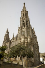 Fototapeta premium Church of San Juan Bautista, Cathedral of Arucas in Gran Canaria.