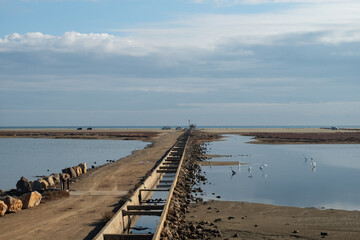 Obraz premium pier on the beach