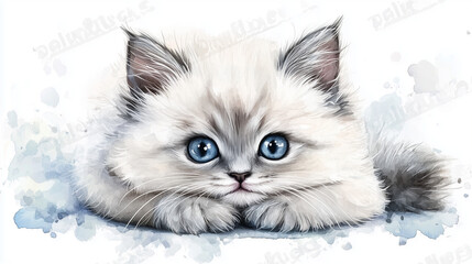 Fototapeta premium group of kittens