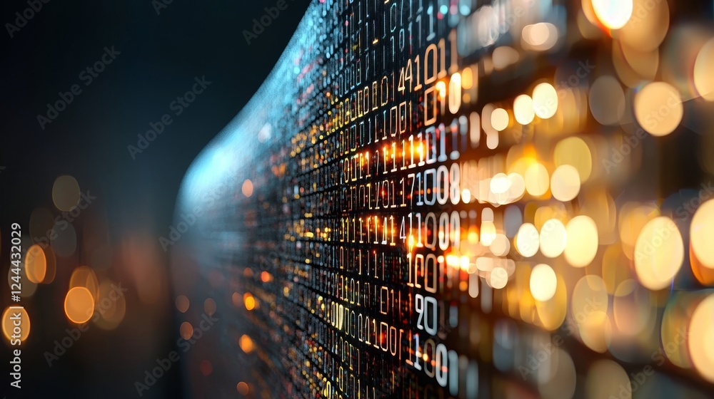 Poster digital information flow. global connection idea. background of futuristic technology. visualization