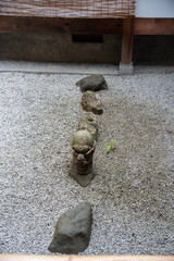 a zen garden in Kyoto, Japan