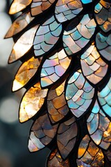 Abstract blurred background featuring light leaks and reflections