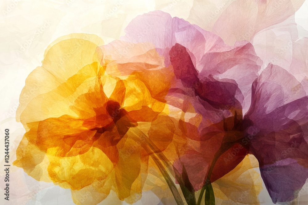 Poster an abstract gradient grain noise effect with a blurred pattern, embodying y2k aesthetics. perfect fo