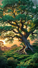 Fototapeta premium A stunningly detailed mural