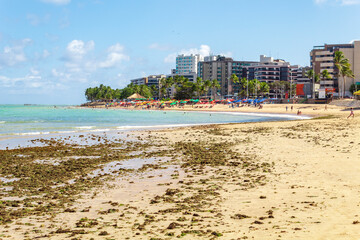 praia da ponta verde Macei&oacute; Alagoas Brasil nordeste brasileiro