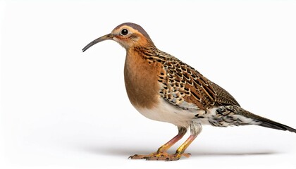 Fototapeta premium a bird standing on a white background