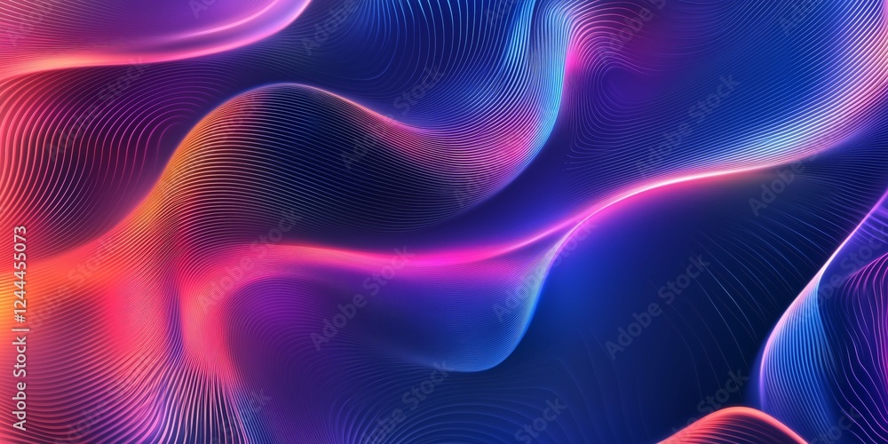 Poster modern abstract high-speed motion effect. futuristic dynamic motion technology. motion pattern for b