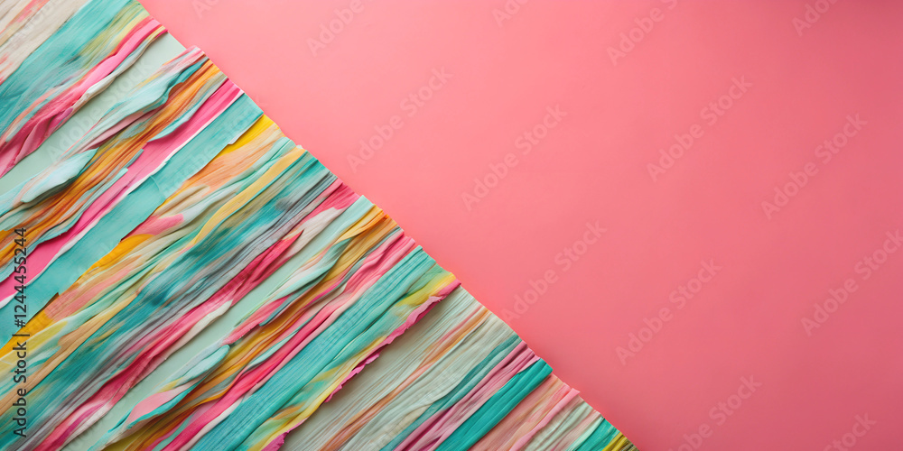 Poster colorful abstract wallpaper design featuring vibrant textures and alternating patterns on a smooth s