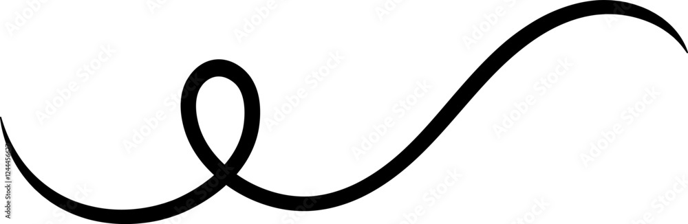 Poster this elegant black swirl creates a beautiful and versatile decorative element, perfect for adding a 