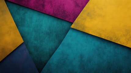 Abstract geometric design with textured colors