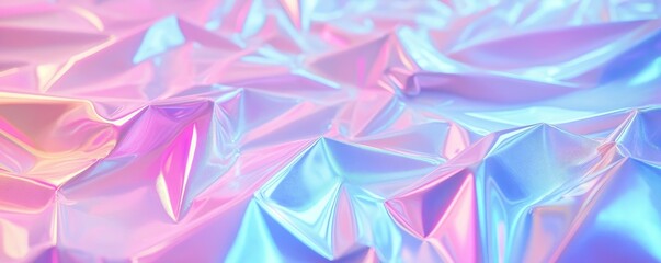 Colorful and shiny abstract holographic pattern image