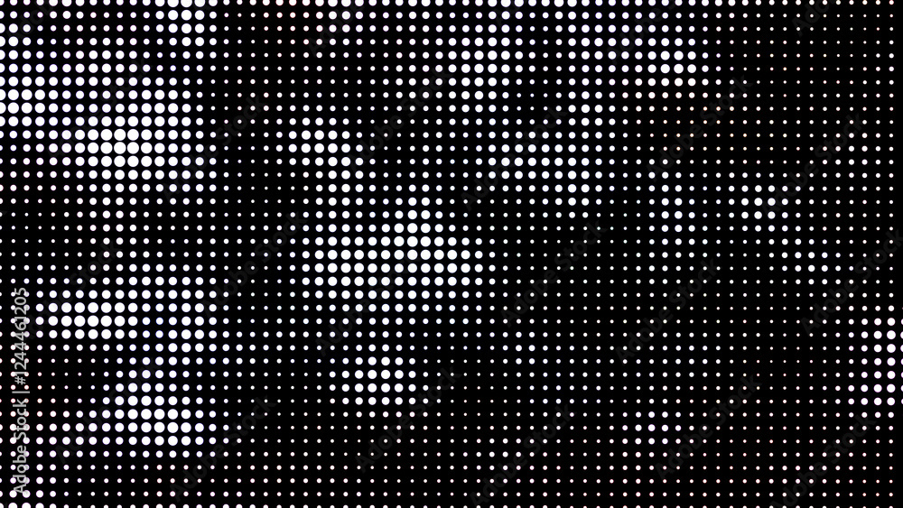 Aufkleber halftone background in black and white texture with round circles dot pattern