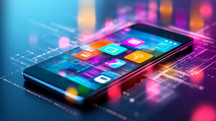 Ui and ux designer, web development color line icon. It specialist, career and job vacancy isolated vector linear sign showcasing Modern, minimalist, and visually appealing user experience interface