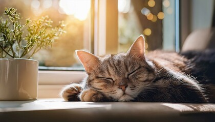 cat on the window sill