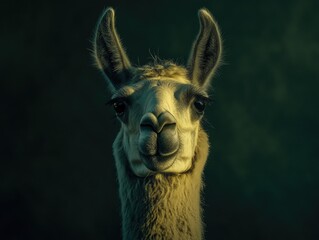 Obraz premium Charismatic Camelid - Llama/Alpaca Portrait