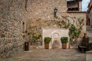Architecture of Cabra de Mora. Teruel. Spain