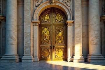 Massive Bronze Doors Vatican City