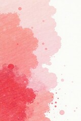 Subtle pink salmon watercolor splatter, wet-on-wet effect , pastel, romantic