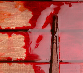 nail in blood .The concept of the torment of jesus christ crucifixion