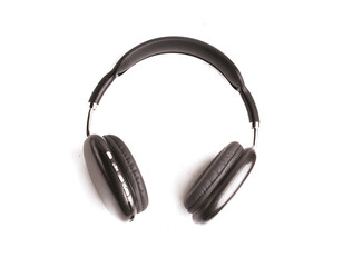 wireless headphones on white background