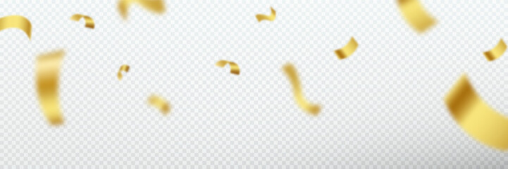 Colorful confetti isolated. Festive vector background	