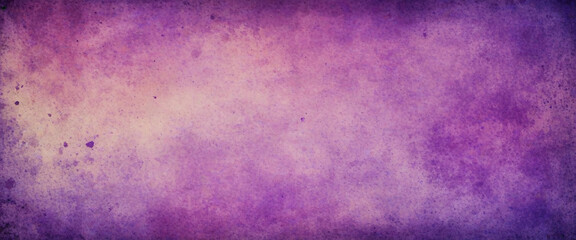 Obraz premium purple Grunge Texture with Watercolor and Aged Paper Effect