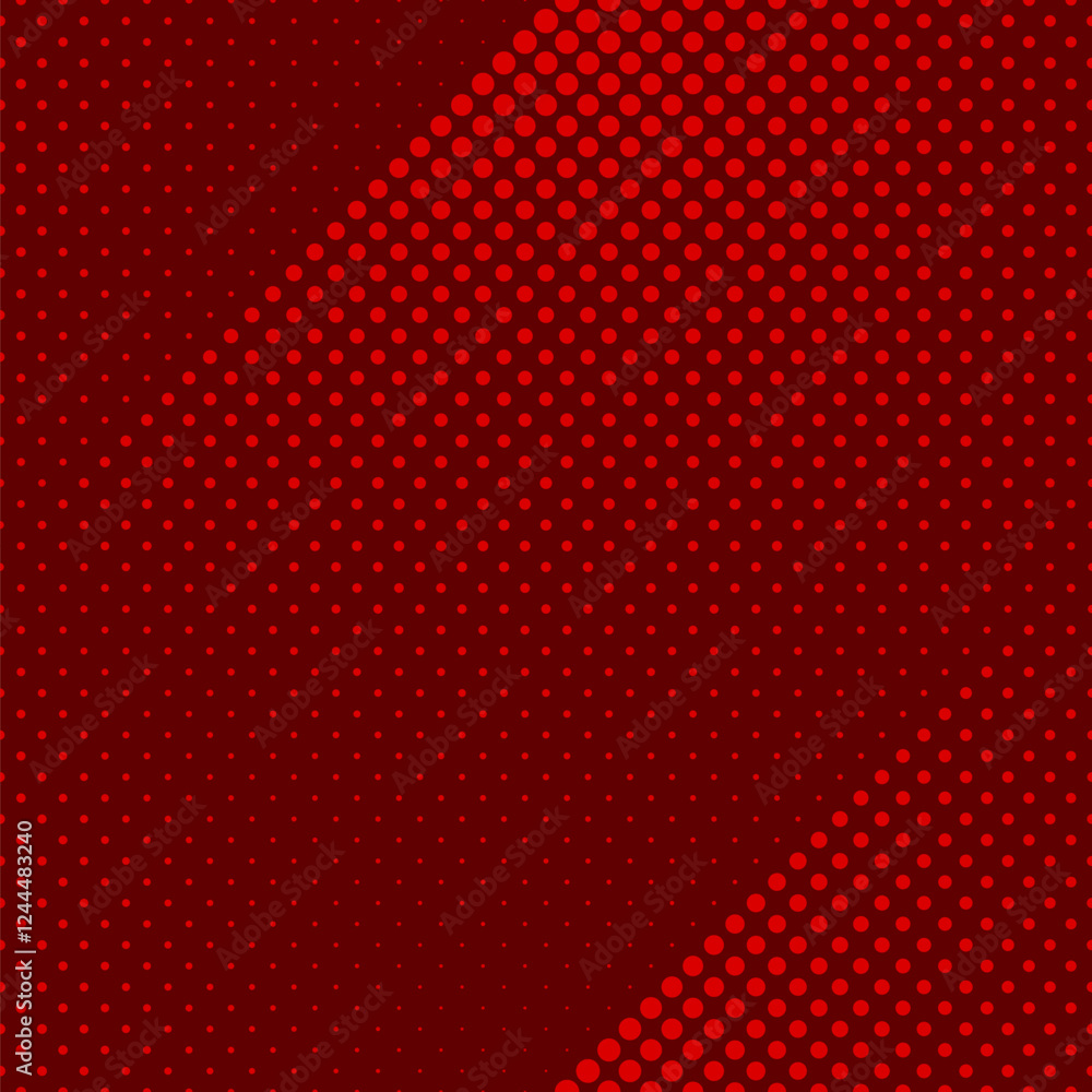 Poster geometrical seamless halftone circle pattern background design - abstract repeating vector graphic