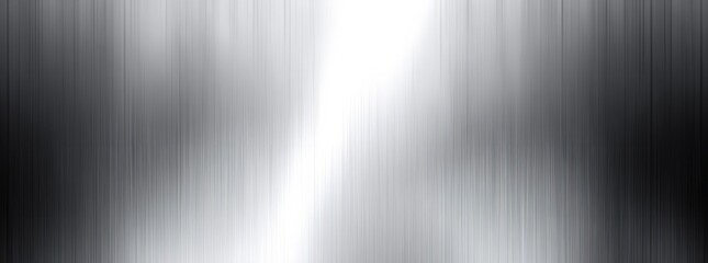 Silver Metal Texture Background with Light Grey Steel Reflection and Gradient - Vector