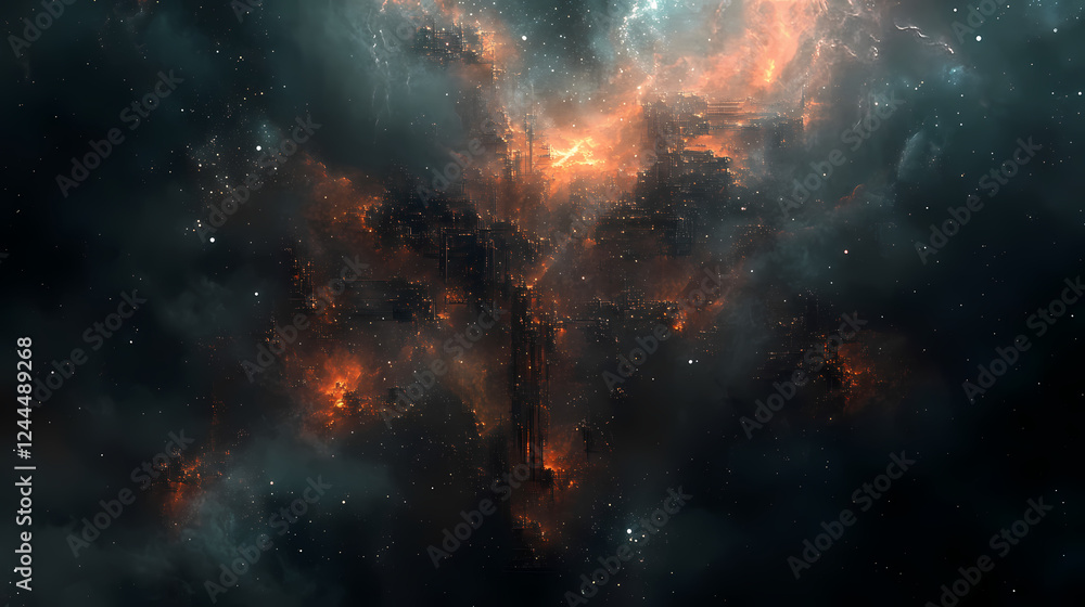 Canvas Prints abstract technology background