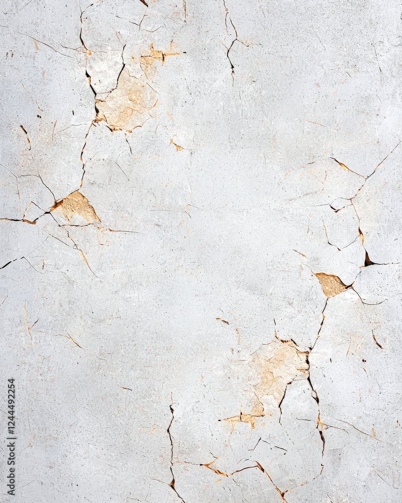 Poster a close-up view of cracked concrete showcasing a weathered texture. this image highlights the imperf