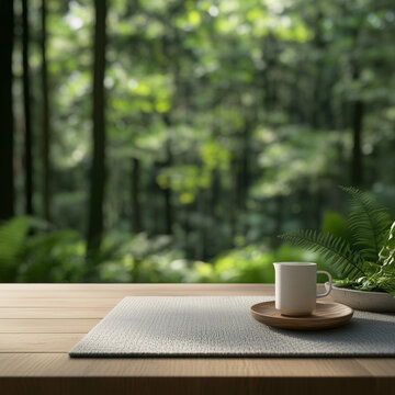 cup of coffee on the table