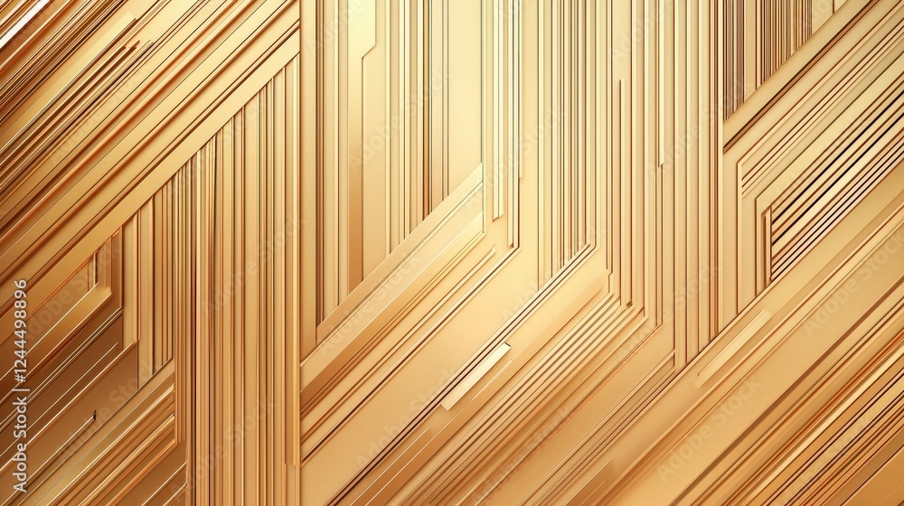 Poster an abstract golden texture featuring diagonal lines, perfect for backgrounds or design projects, off