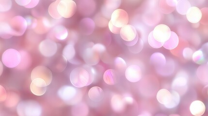 Shimmering Pink Bokeh: A delicate and dreamy backdrop of soft, shimmering pink and white bokeh circles, creating a captivating and ethereal atmosphere.  