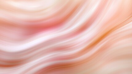 Obraz premium Abstract Swirling Texture: An abstract background image featuring soft, swirling patterns in a delicate palette of pinks, oranges, and whites, creating an ethereal and dreamlike atmosphere.