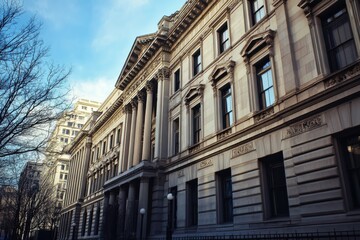 Obraz premium Grand building, classic architecture.