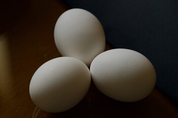 eggs on a table
