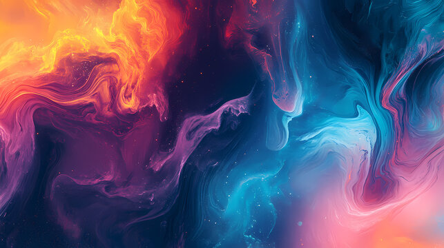 Abstract scene background with a parallel universe design and a portal. Parallel Universe & Alternate History. Illustration